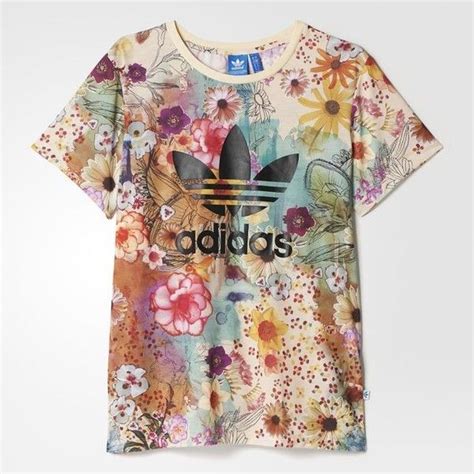 adidas shirt weiß flower|Floral T.